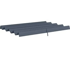 Outsunny Pakaitinis stogas pavėsinei, 3 x 2,5 m - Tamsiai pilka