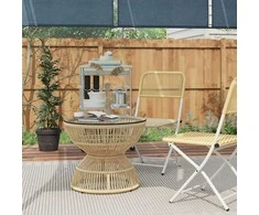 Outsunny Pintas lauko kavos staliukas Ø60 cm