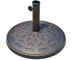 Outsunny Skėčių stovas 14 kg, Ø38/48 mm, Ø48,5xH34 cm