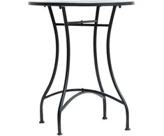 "Outsunny®" sodo stalas, balkono stalas apvalus Ø60 x H71 cm