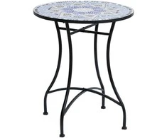 "Outsunny®" sodo stalas, balkono stalas apvalus Ø60 x H71 cm
