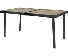 Outsunny Sodo stalas, terasos valgomojo stalas 6 asmenims 145 x 85 cm