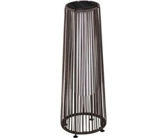 Outsunny Sodo šviestuvas, rotango saulės lempa, automatinis LED, 21,5 x 21,5 x 61 cm