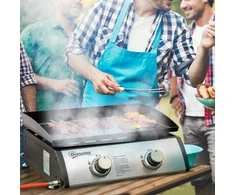 Outsunny Stalinis dujinis grilis BBQ su 2 degikliais