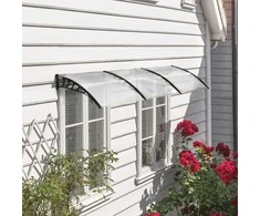 Outsunny Stogelis lauko durims 90 x 295 cm
