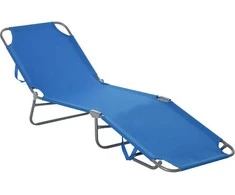 Outsunny Sulankstomas gultas nuo saulės iki 120 kg - mėlynas