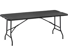 Outsunny Sulankstomas sodo stalas 6 žmonėms, terasos stalas, 180 x 75,5 x 73 cm
