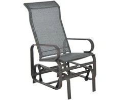 Outsunny Supamoji sodo kėdė, metalinė poilsio kėdė terasai ar balkonui 60x75x104cm