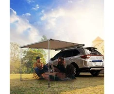 Outsunny Tentas karavanui, automobilinė stogo markizė - chaki 1,6 x 2,5 m