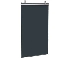 Outsunny Vertikali markizė, privatumo uždanga su apsauga nuo saulės, 124 x 222 cm - tamsiai pilka