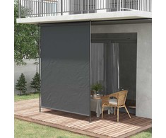 Outsunny Vertikali markizė, šoninė markizė 200 x 292 cm - pilka