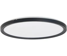 Pakabinamas šviestuvas Beliani LED lubinis šviestuvas VELORA su nuotolinio valdymo pulteliu ir reguliatoriumi, juodas