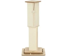 "PawHut 3-in-1" draskyklė, 87 cm draskyklė, sizalio draskyklė katėms su kamuoliuku, draskyklė katėms, kačių draskymo baldai, vidaus, ąžuolinė