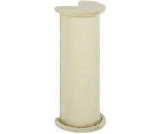 "PawHut" draskyklė 85 cm kačių draskyklė nuo antgalių sizalio virvė pliušinė kreminė balta
