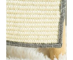 PawHut draskymo kilimėlis, 2 vnt. rinkinys, apsauga nuo kačių nagų sofai, sizalio draskyklė, pilka, 130x45x0,3 cm, foteliams ir sofoms