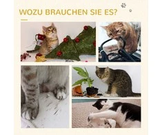 Pawhut Kačių draskyklė su žaidimų kamuoliuku 49 cm