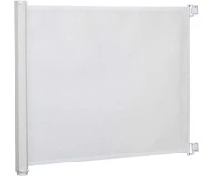 "PawHut" Laiptų apsauginiai varteliai Išplečiami, PVC, baltas, 115x82,5 cm
