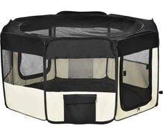 Pawhut Medžiaginis šuniukų aptvaras 600D Oxford, Ø120xH58cm