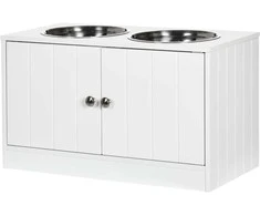 Pawhut Paaukštintas dubenėlių rinkinys augintiniams