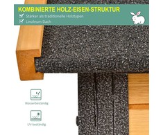 Pawhut Pakeliamas naminių gyvūnėlių namelis su užrakinamomis durimis, 122x63x92cm