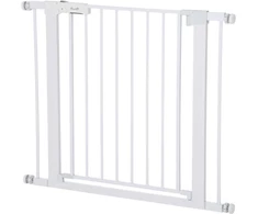 Pawhut Reguliuojami apsauginiai varteliai laiptams 75-96 cm automatinio uždarymo sistema
