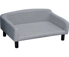 "PawHut" sofa šunims Stilinga sofa augintiniams su užvalkalu ir medinėmis kojomis, 82x54x36cm