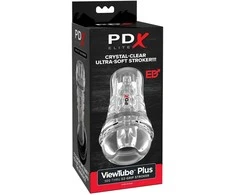 Pipedream PDX ELITE VIEW SKAIDRUS VAMZDELIS PATOGIOS RANKENOS STROKERIS