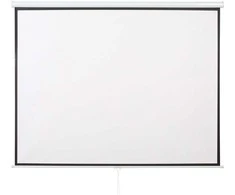 Projektoriaus ekranas 244 x 183 cm 120 colių 4:3/16:9, rankinis, namų kinui