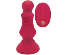 Dreamtoys SECRET KISSES Nuotolinio Stūmimo Rožės Pumpuro Analinis Kaištis
