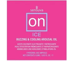 SENSUVA ON ICE SUŽADINIMO ALIEJUS 75 VIENETŲ VIENKARTINIŲ AMPULIŲ DĖŽUTĖ