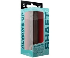 Shaft VELENOS APVALKALAS MODELIS F, DYDIS 1, 7,8 COLO SKYSČIO SILIKONO RANKOVĖ, RAUDONMEDIS