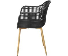 D2.Design Simplet Kėdė Becker juoda/natūrali