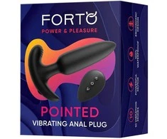 Dreamtoys Smailus vibracinis kištukas juodas Forto