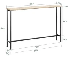 SoBuy pagalbinis stalelis, bufetas FSB19-XL-Z