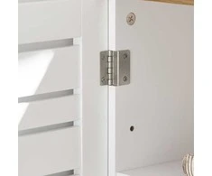 Sobuy Vanity Unit Vonios kambario baldai su 2 durimis BZR40-W