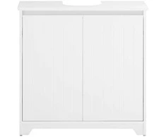 Sobuy Vanity Unit Vonios spintelė Vanity Unit BZR108-II-W