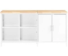 Sobuy Virtuvės sala su virtuvės spintelės laikymo spinta baro stalas KNL09-WN