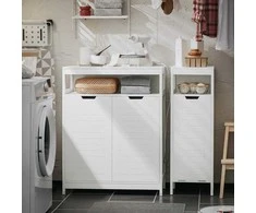 Sobuy Vonios spintelė Sideboard Vonios baldų saugojimo spinta BZR121-W