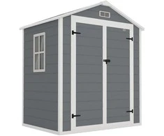 Sodo įrankių stoginė 2,12 m², Sodo sandėliukas - Pilkas 183 x 134 x 210 cm
