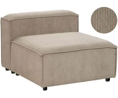 Sofa Beliani 1-vietis modulis ARDAL šviesiai rudas velvetas
