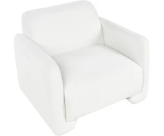 Sofa Beliani 4 asmenų svetainės baldų komplektas SALAND baltas