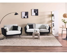 Sofa Beliani 4 vietų poilsio baldų komplektas BOLGA, juodas