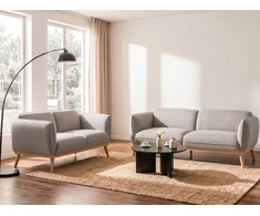 Sofa Beliani 5 vietų poilsio baldų komplektas LJUNG šviesiai rudas