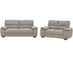 Sofa Beliani 5 vietų poilsio komplektas VOGAR šviesiai rudas