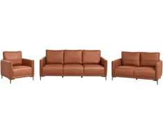 Sofa Beliani 6 vietų svetainės baldų komplektas CILENS, aukso rudos spalvos
