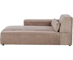 Sofa Beliani Dešinės pusės šezlongas HELLNAR, šviesiai rudas