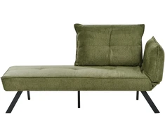Sofa Beliani Dešinės pusės šezlongas ROCAMADOUR, žalias