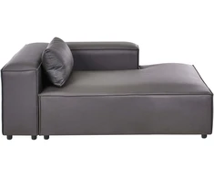 Sofa Beliani Kairinis šezlongas BRANDE, juodas