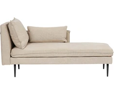 Sofa Beliani Kairinis šezlongas YERRES smėlio spalvos