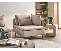 Sofa Beliani Kampinis modulis EGERIS smėlio spalvos